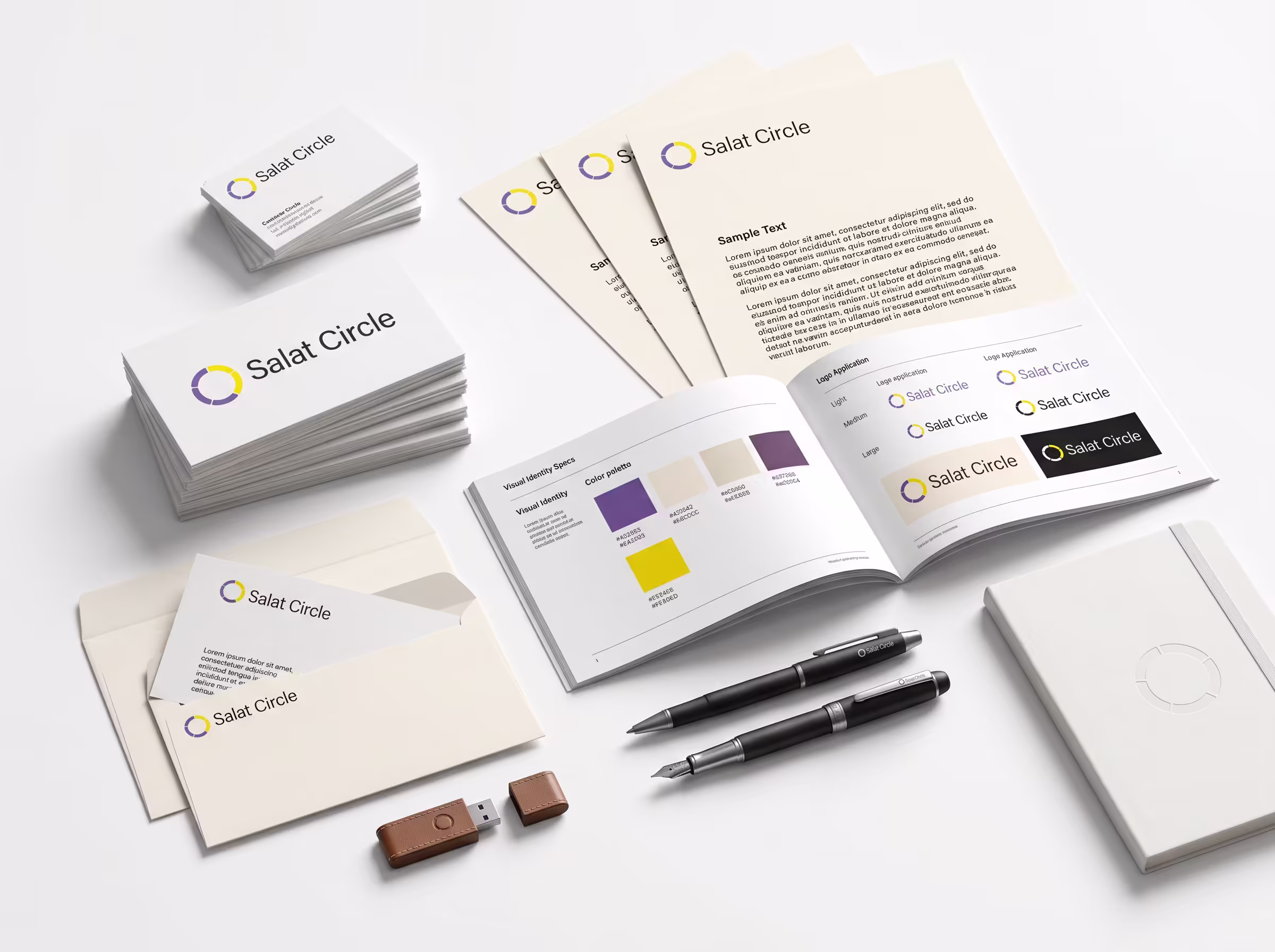 Salat Circle brand guide and identity system