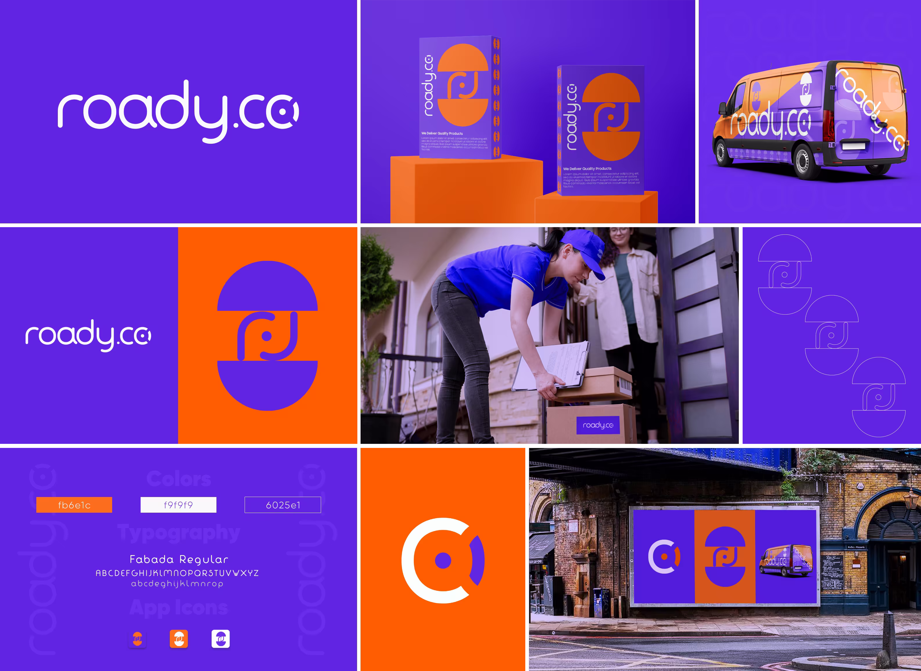 Roady.co full brand identity