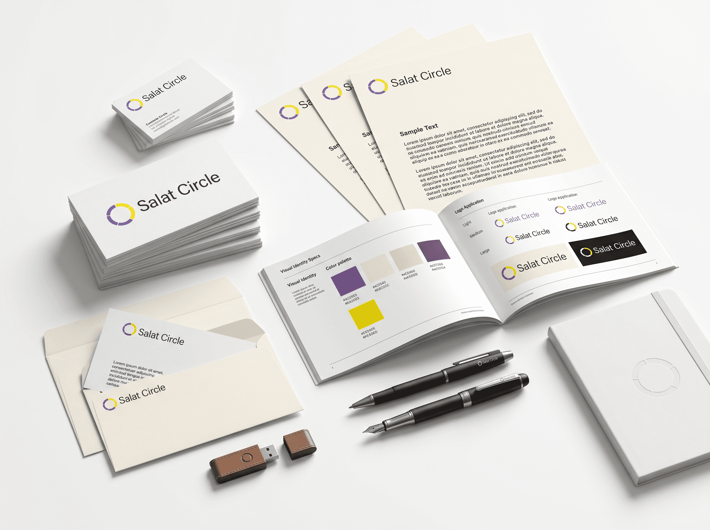 Salat Circle brand guide and identity system