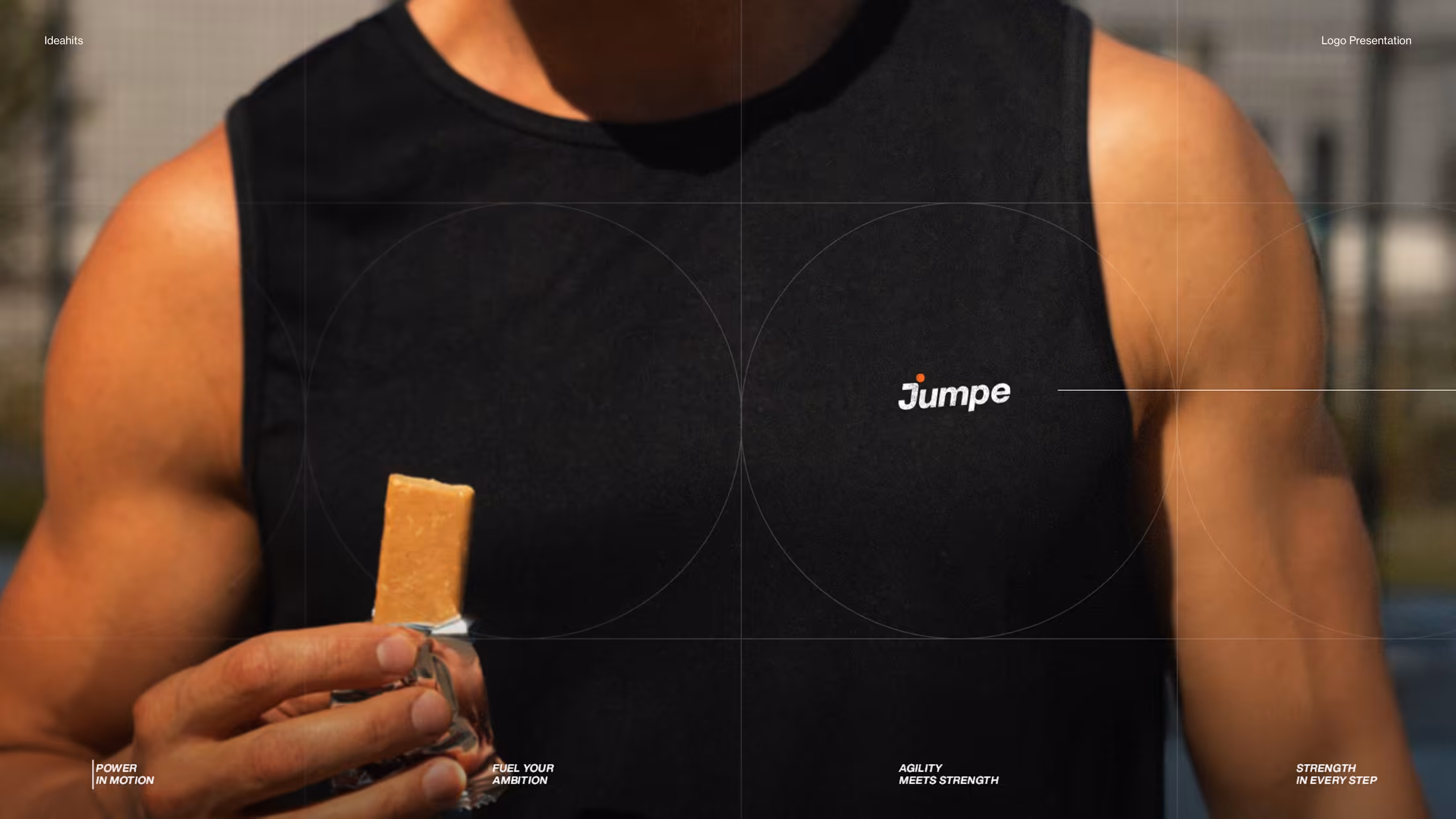 Jumpe close-up apparel branding slide