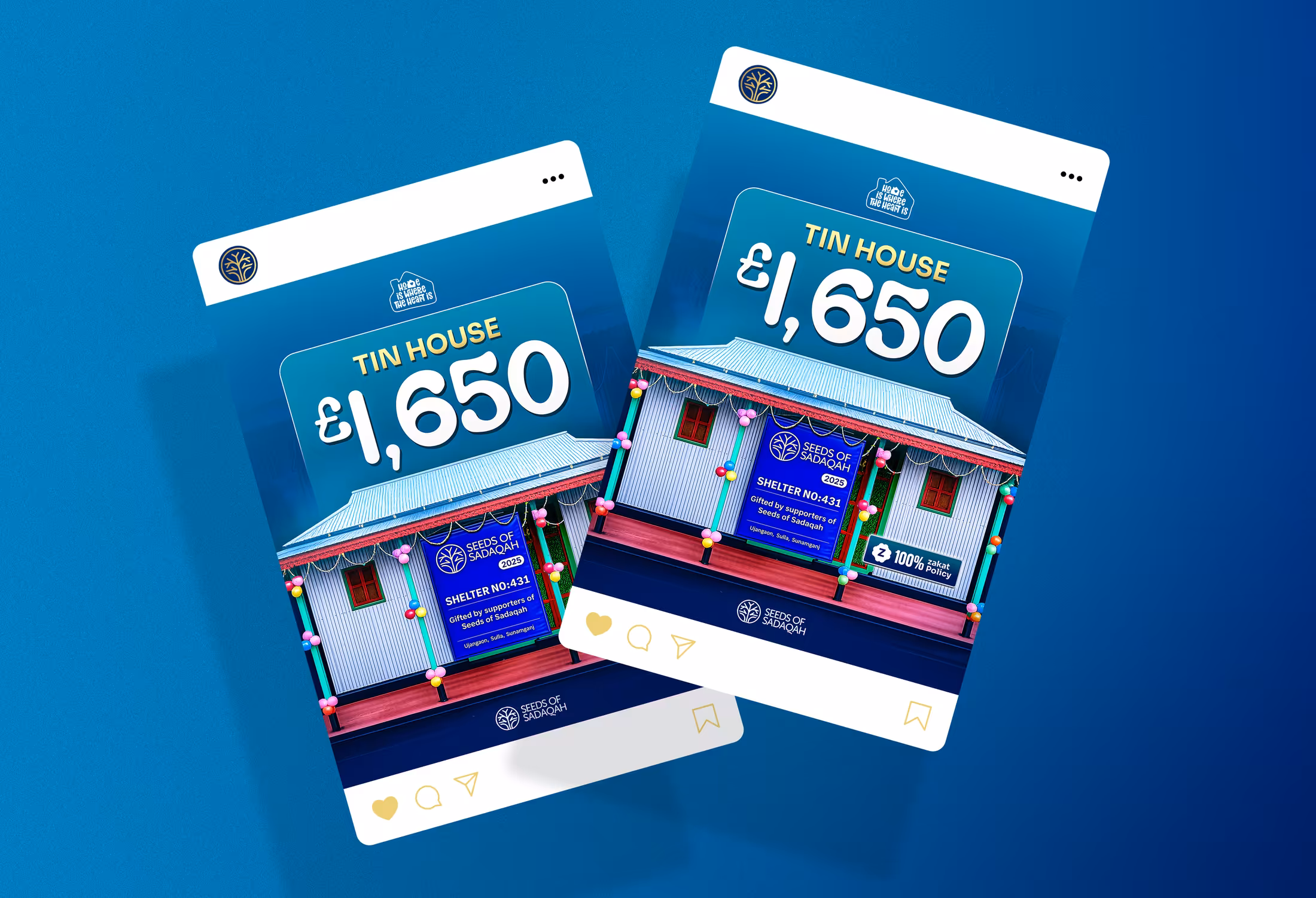 Charity fundraising appeal