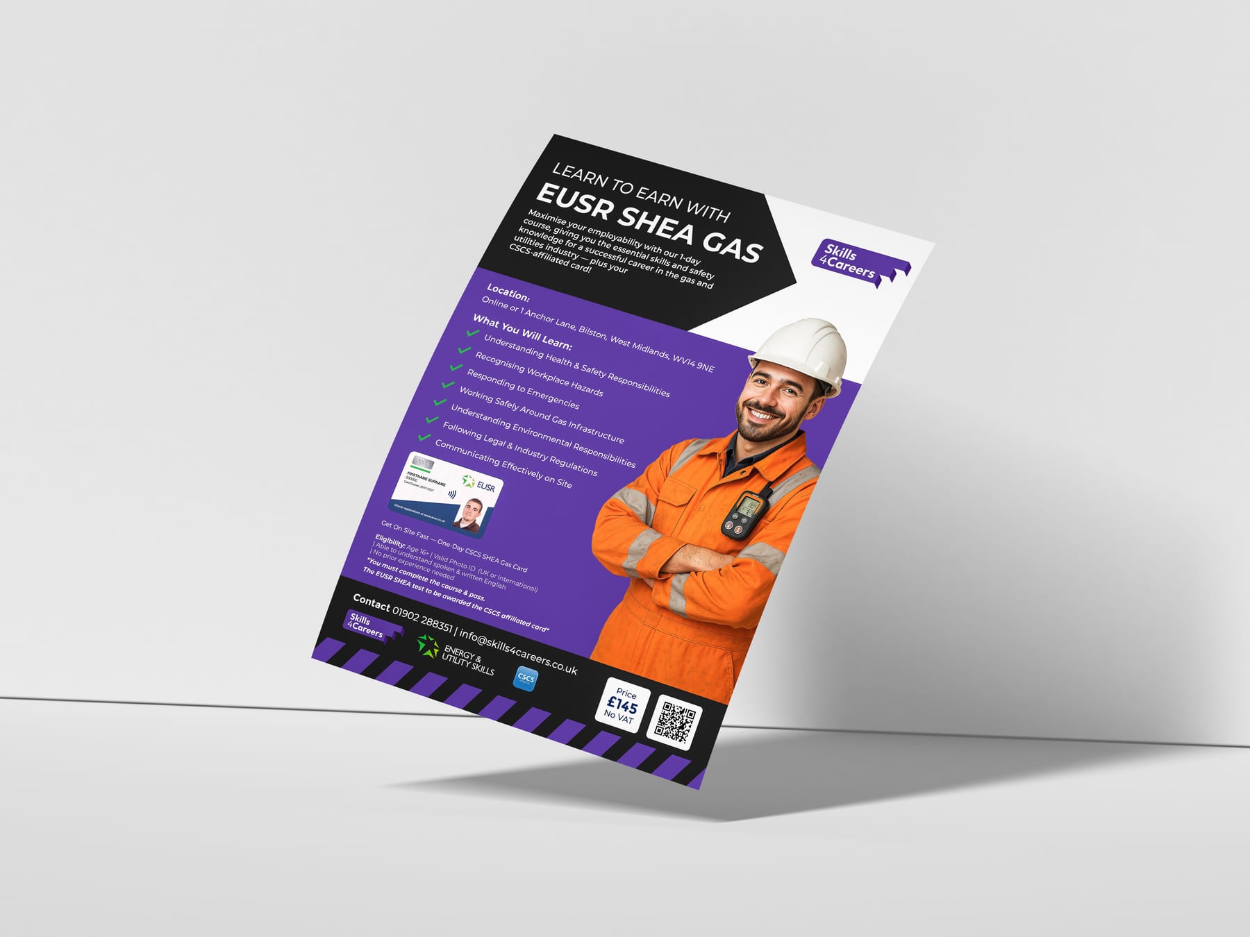 Flyer print design mockup