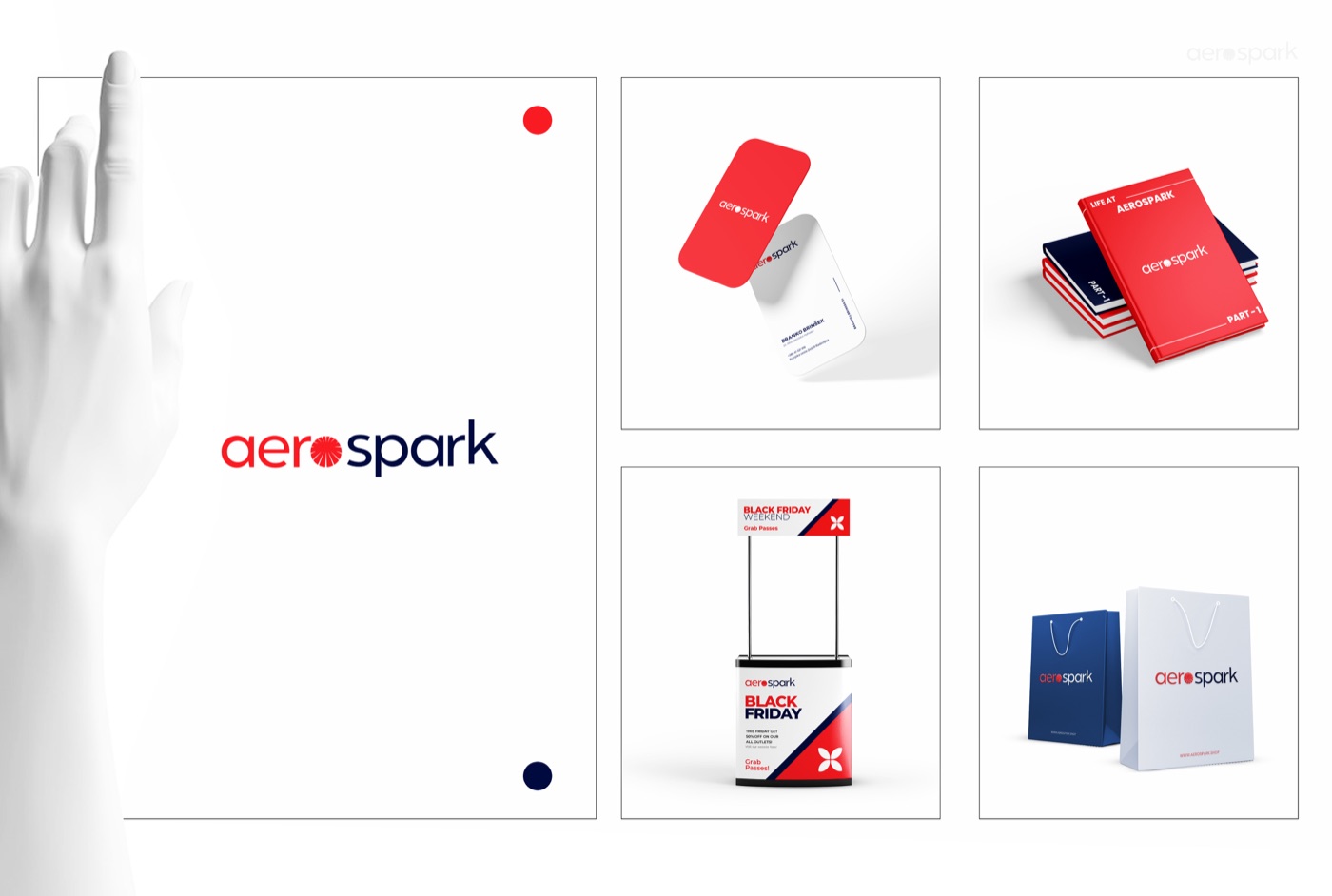Aerospark brand identity