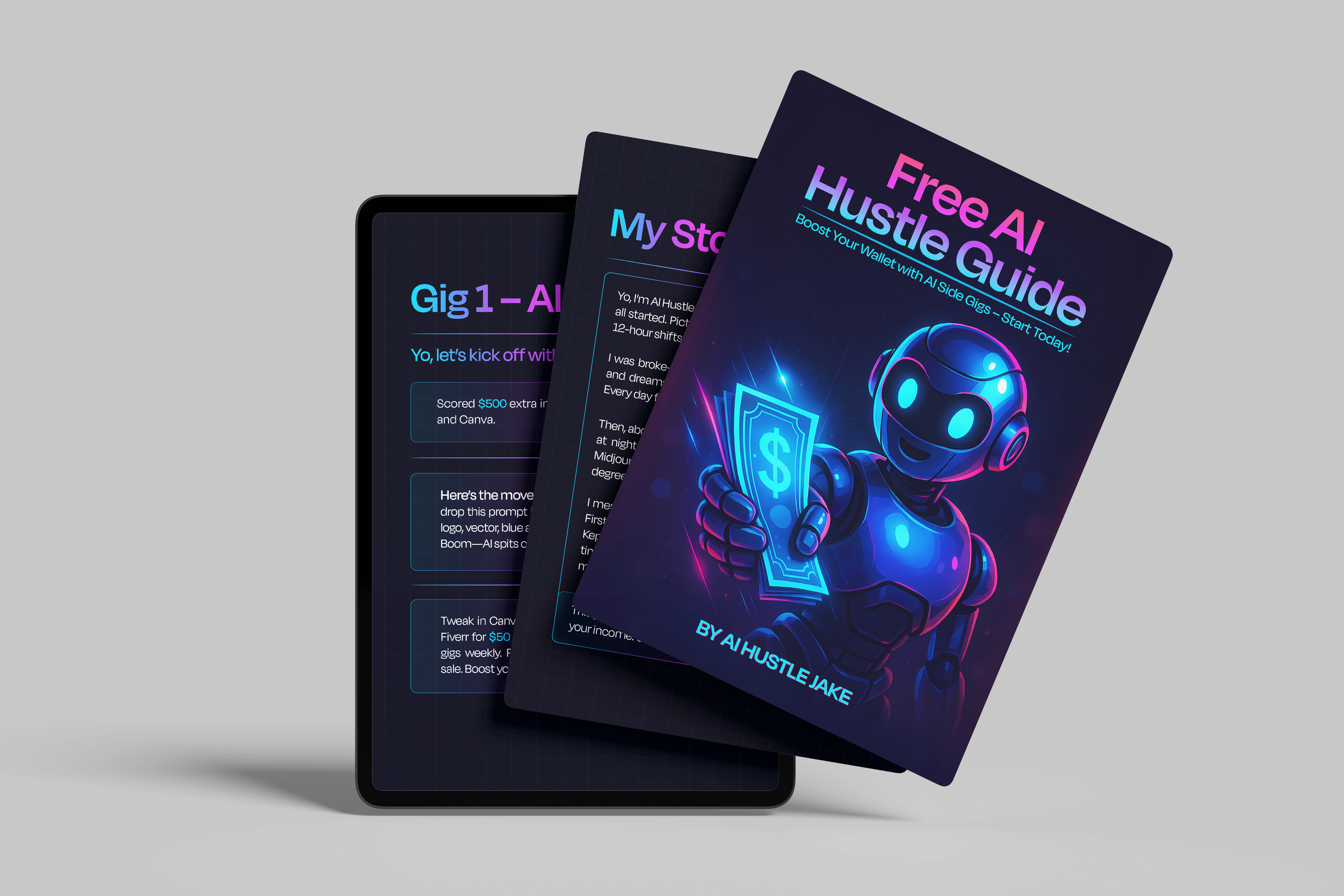 AI Hustle Guide brochure cover