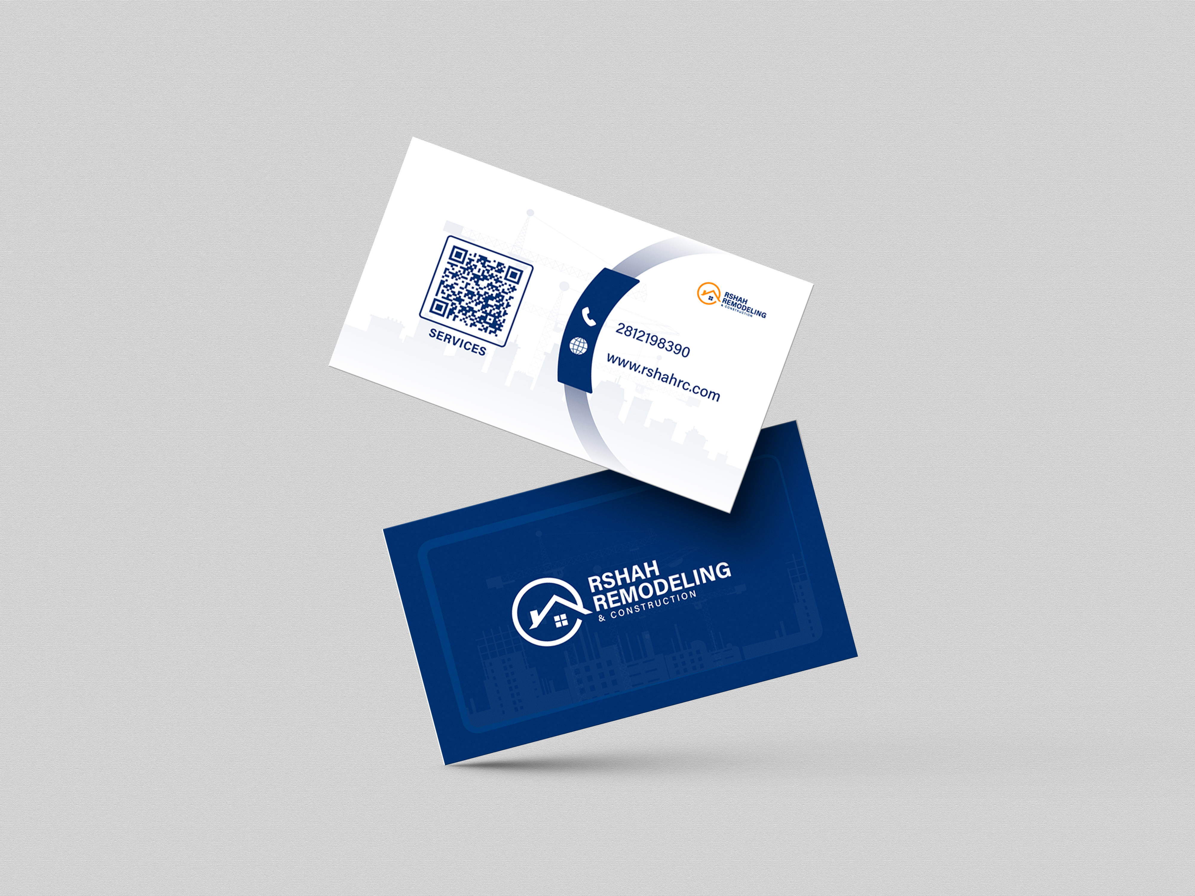 Business card and brand identity mockup