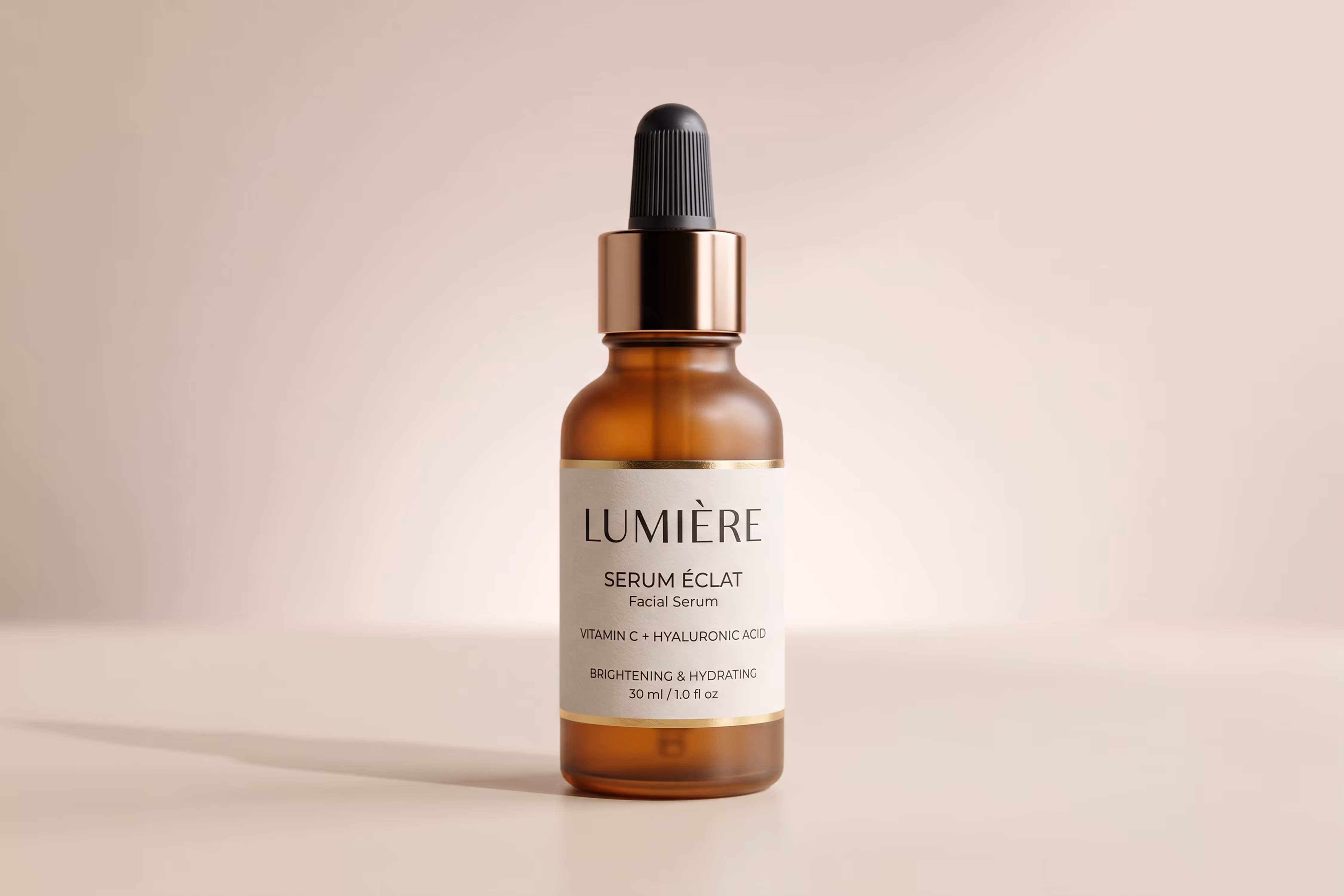 Cosmetic packaging close-up